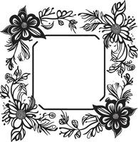 Artistic Allegro A Harmonious Blend of Creativity in Doodle Decorative Frame Vector Black Logo Symbol Noir Odyssey Navigating the Elegance of Doodle Decorative Frame Vector Black Logo Design