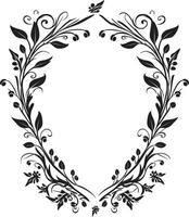 Cosmic Charm Elegance in the Vastness of Doodle Decorative Frame Vector Black Logo Symbol Whirlwind Whimsy A Spirited Journey Through Doodle Decorative Frame Vector Black Logo Design