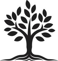 verde legado dinámica vector logo diseño para árbol plantación cenador afecto pulcro negro icono significando árbol plantación