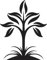 Green Legacy Dynamic Vector Logo Design for Tree Plantation Arbor Affection Sleek Black Icon Signifying Tree Plantation