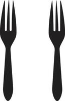 Flavor Fusion Symbol Vector Design for Culinary Harmony with Fork and Knife Icon Culinary Harmony Crest Fork and Knife Vector Icon in Elegant Design
