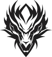 Mystic Kuei Dragon Crest Vector Design for Legendary Majesty Ethereal Serpent Insignia Kuei Dragon Vector Icon in Mythical Harmony