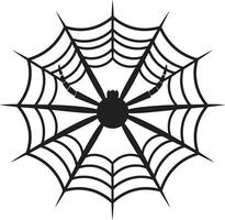 Arachnid Aura Crest Vector Spider with Spider Web Icon for Mystique Spinneret Spectacle Badge Artistic Spider and Web Design for Dynamic Branding