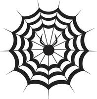 pegajoso situación insignias enredado araña web vector para intrigante diseño girar obra maestra cresta ingenioso araña y web icono para impactante marca