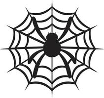 pegajoso situación cresta enredado araña web vector para intrigante diseño girar obra maestra Insignia ingenioso araña y web icono para impactante marca