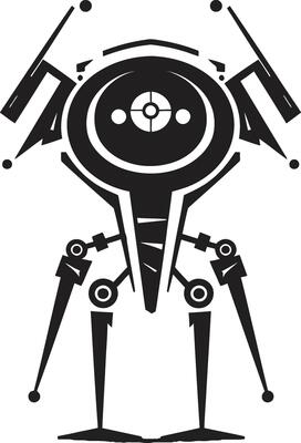 Talkbox Totem Badge Miniature Robot Vector Icon for Chat Delight Nano Nudge Insignia Cute Robot Chatbot Icon for Digital Assistance