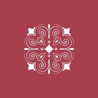 background vintage ornament  cramics, Geometric retro mosaic pattern vector