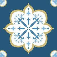 background vintage ornament  cramics, Geometric retro mosaic pattern vector