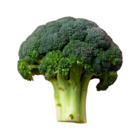 AI generated Transparent background with isolated broccoli isolated png