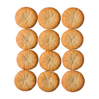 AI generated Sesame seed biscuits isolated png
