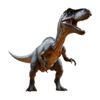 ai genererad transparent bakgrund med cretaceous dinosaurie isolerat png