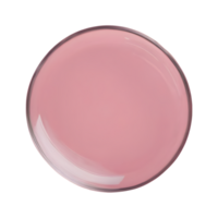 AI generated Top view of a round transparent background isolated png