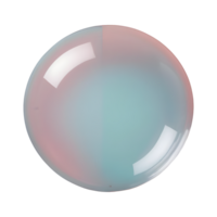 AI generated Top view of a round transparent background isolated png