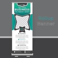 Unique Corporate Roll Up Banner Template Design for Office, business ,Company, and Multipurpose Use.Rull up x-stand, x-banner, poster, display, vector design template.