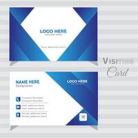 Smart Business card design, Clean professional business card template, visiting card, business card template. vector