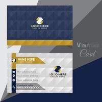 Visiting Card Design .Unique Vector Design Template.