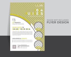 Creative and modern Flyer Design template, Vector illustration design Template.