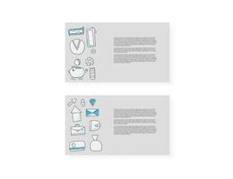 Set of finance elements. Vector illustration.