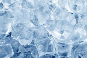 Ice cubes background photo