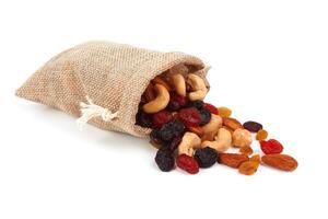 Dry mix of nuts photo