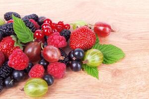 Berries as background photo