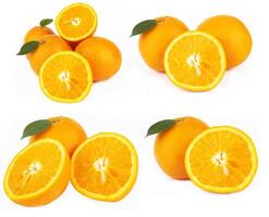 naranjas frescas y jugosas foto