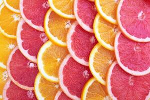 Orange and grapefruit photo