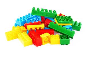 set of color building blocks photo