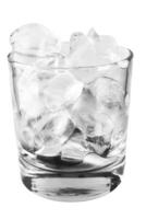 Glass with ice photo