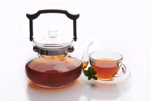 teapot on white photo