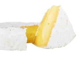 Camembert on white photo