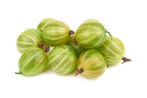 Gooseberry on white photo