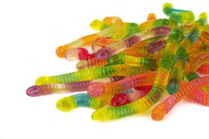 neon gummy candies photo