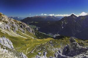 Mountain landscape of the Stubai Alps photo