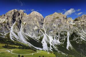 Mountain landscape of the Stubai Alps photo