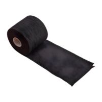 AI generated Black roll of medical elastic bandage isolated png