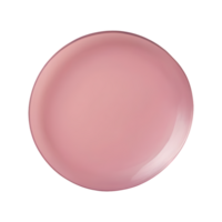 AI generated Top view of a round transparent background isolated png