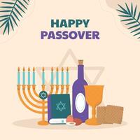 Vector hand drawn passover illustration