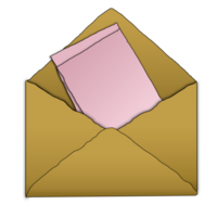 Envelope containing money png