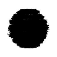 Brush stroke circle shape for background. Scratch circle shape for background. vector