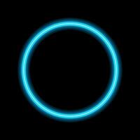 Abstract Circle Neon Background vector