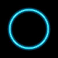 Abstract Circle Neon Background vector