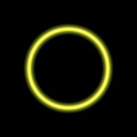 Abstract Circle Neon Background vector