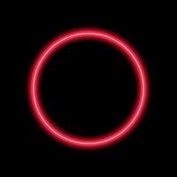 Abstract Circle Neon Background vector