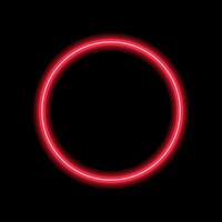 Abstract Circle Neon Background vector