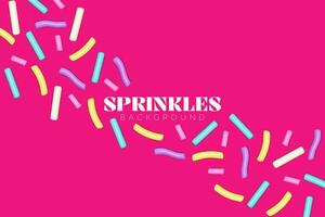 Sprinkles festive colorful design vector