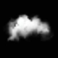a cloud in the sky black background vector