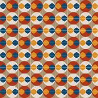 an orange and blue geometric pattern vector