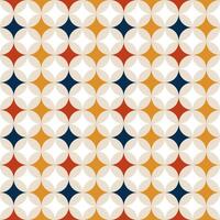 a colorful pattern with circles and squares vector