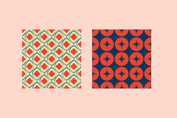 pattern retro set